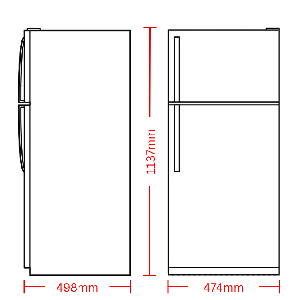 Chiq CTM118DW Dimension Image - The Appliance Guys