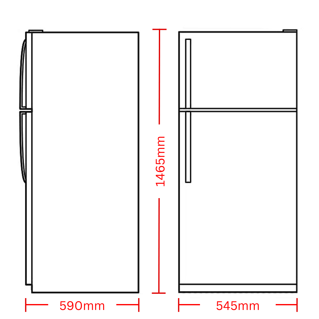 Chiq CTM200NSS5E Dimension Image - The Appliance Guys