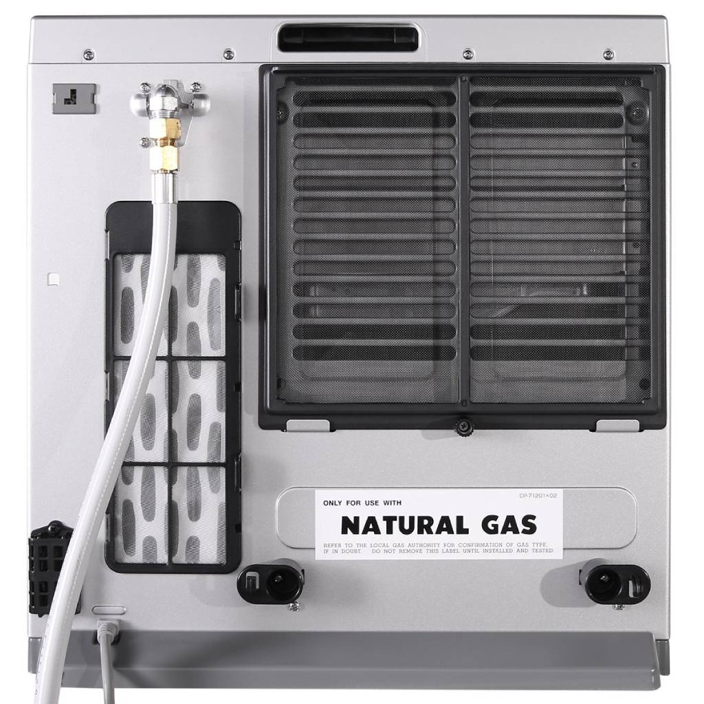 Rinnai DY15SN Platinum Silver Dynamo Natural Gas Heater