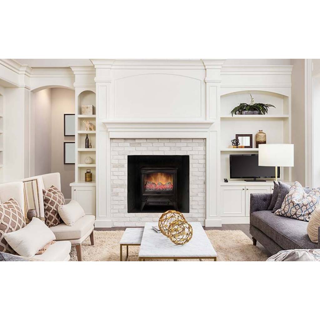 Dimplex CAS20N-AU 2kW Black Casper Optiflame LED Portable Electric