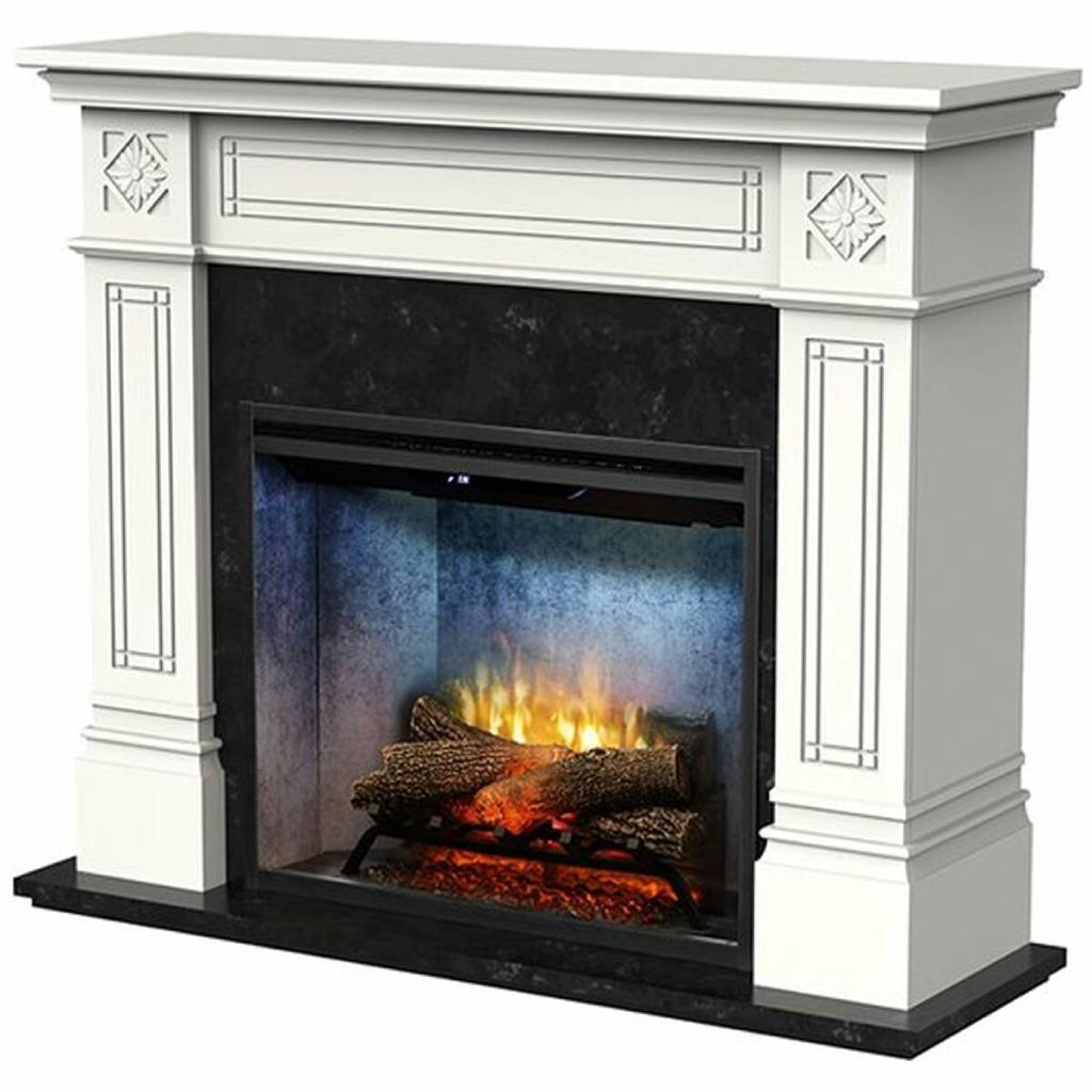 Dimplex OSB20C-AU Left Angle with Fire - The Appliance Guys