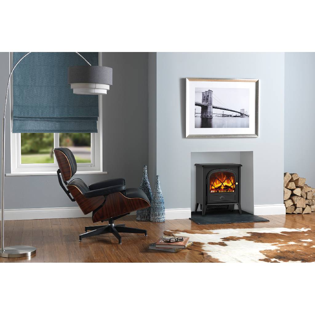 Dimplex RITZ-C 2kW Black Ritz Optiflame Portable Electric