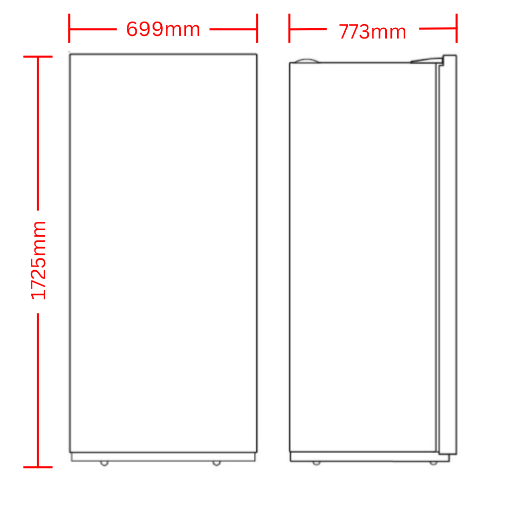 Electrolux EFE4227SC-L Dimension Image - The Appliance Guys