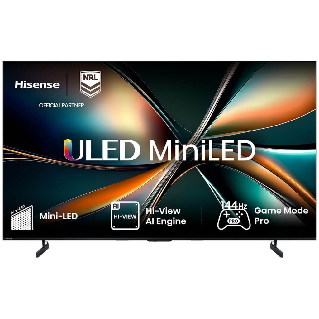 Hisense 55U6QAU PRO Black ULED MiniLED 55" U6QAU 4K QLED 144Hz Smart TV