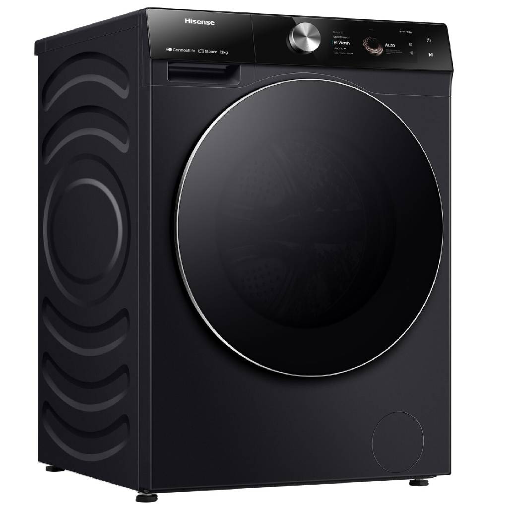 Hisense HWFS1214PB 12kg Black Front Load Washer