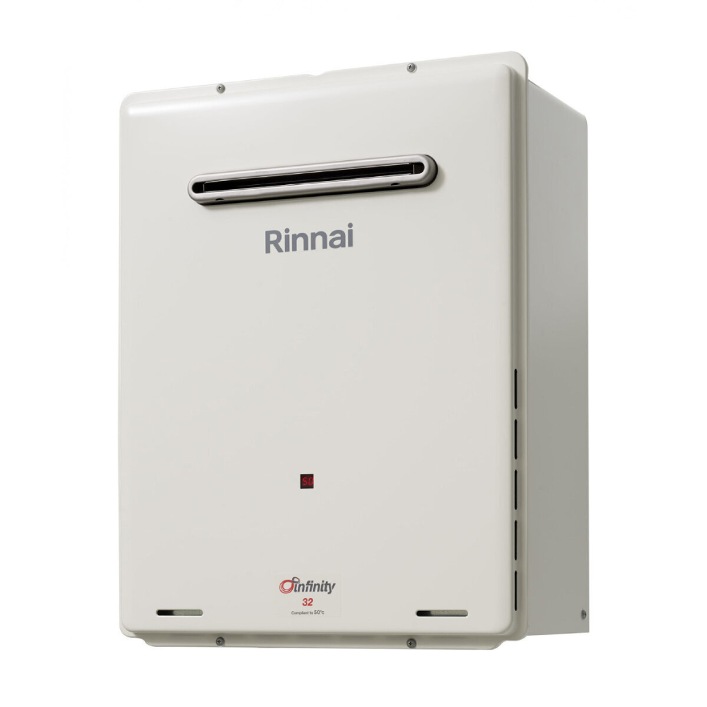 Rinnai INF32N50MA 32L White Infinity 50 degree Natural Gas Hot Water System