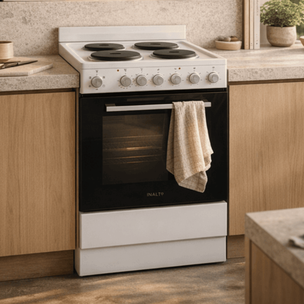 InAlto IT54SEWCOM 54cm Electric Freestanding White Stove