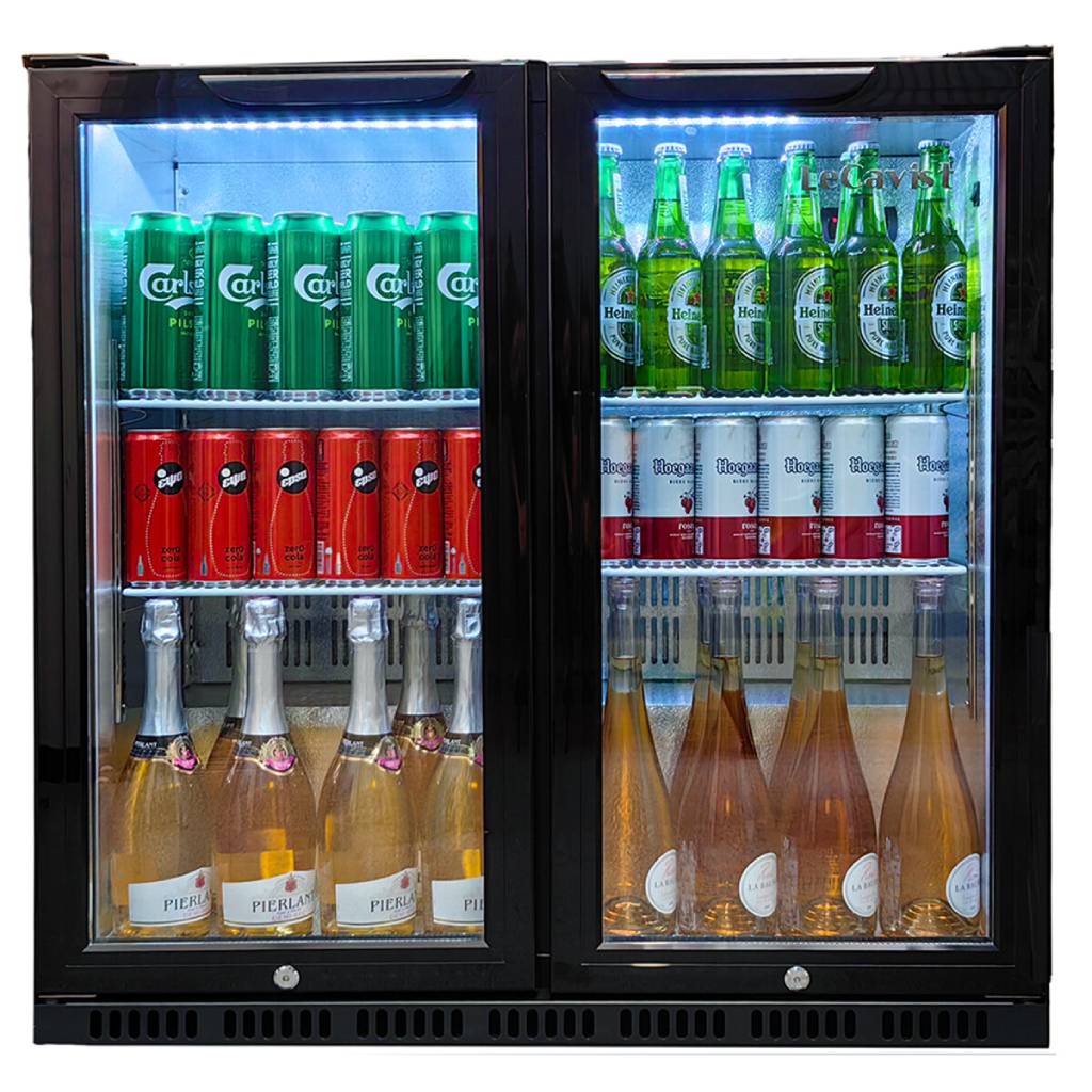 Lecavist LE205BB 185L Black Beverage Centre