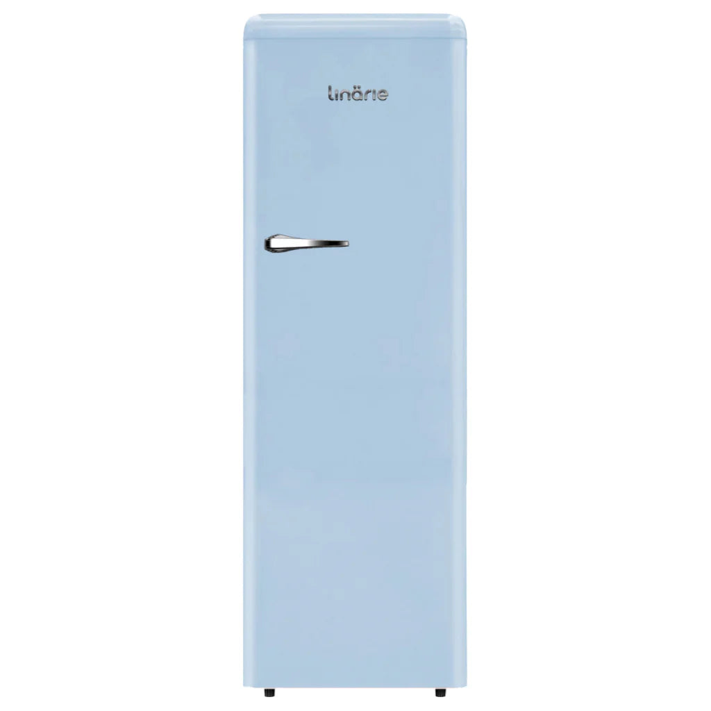 Linarie Belley LK335LBLUE 328L Blue Single Door Larder Retro Fridge