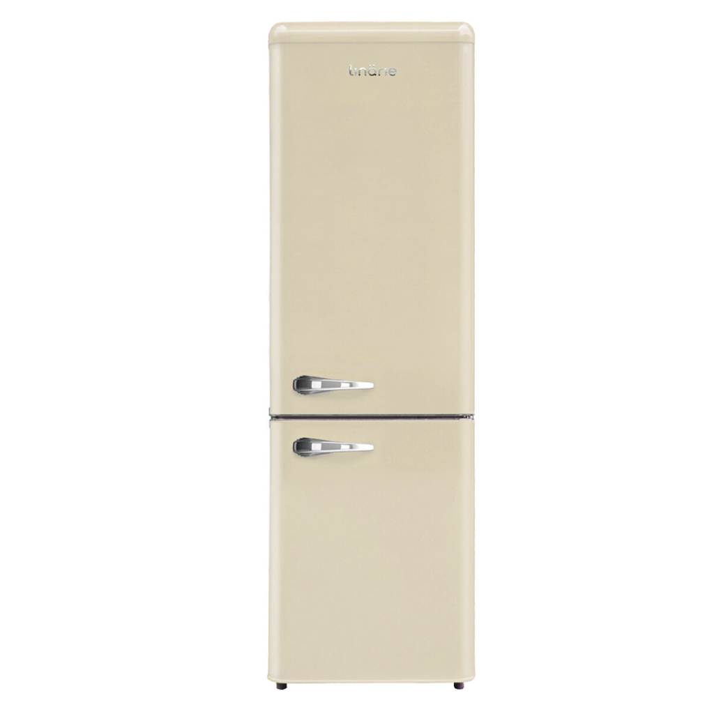 Linarie Annecy LKCO250CREAM 242L Cream Retro Bottom Mount Fridge