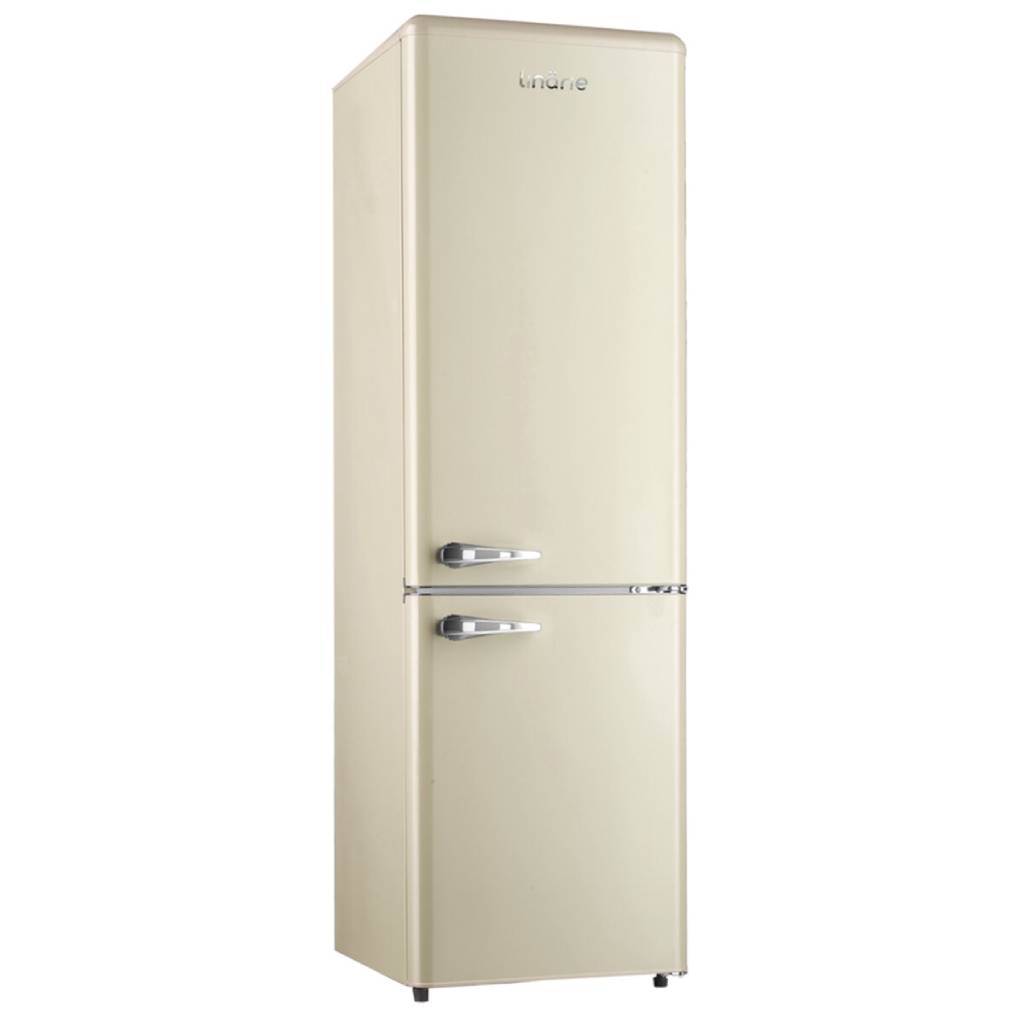 Linarie Annecy LKCO250CREAM 242L Cream Retro Bottom Mount Fridge