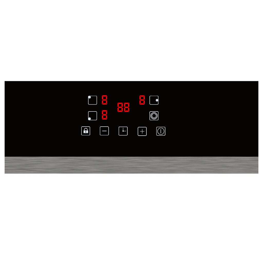 Linarie Nice LS60C3Z 60cm Black 3 Zone Ceramic Cooktop
