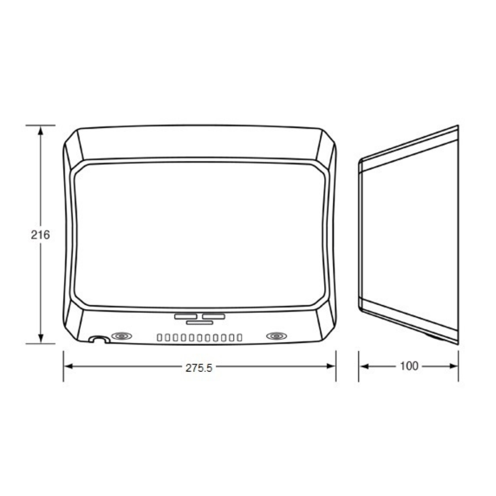 Metlam ML_ECOSLENDER01_WHT Dimension Image - The Appliance Guys