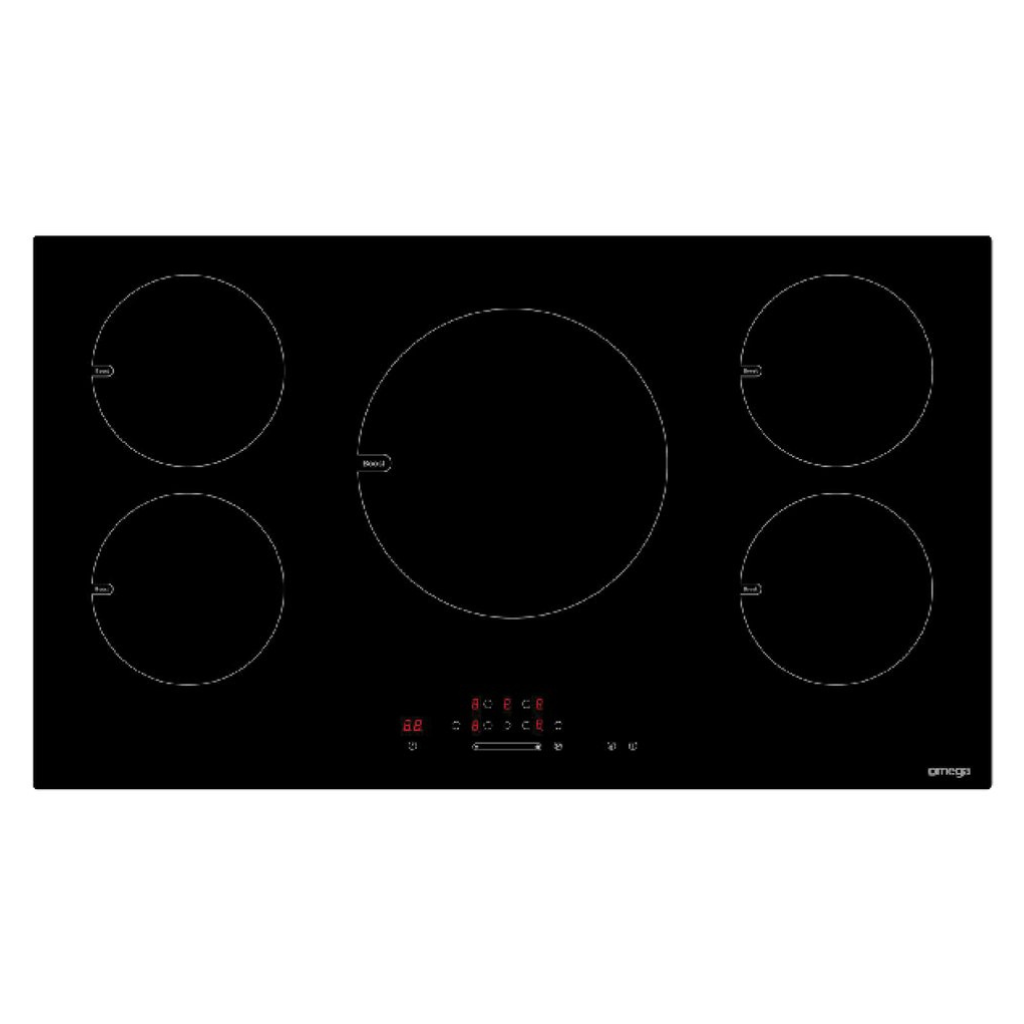 Omega OCI95Z 90cm Black Induction Cooktop