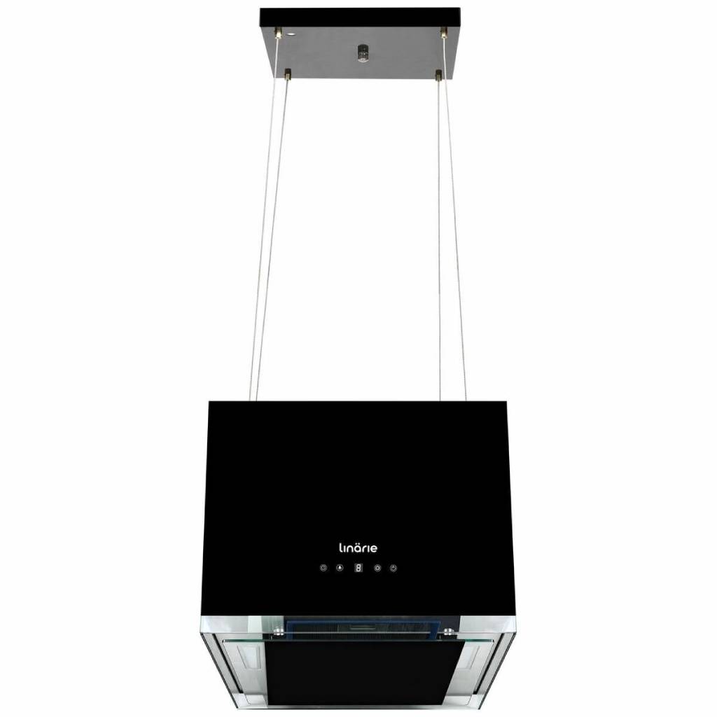 Linarie Caledonia RAHID50BG 50cm Black Island Rangehood
