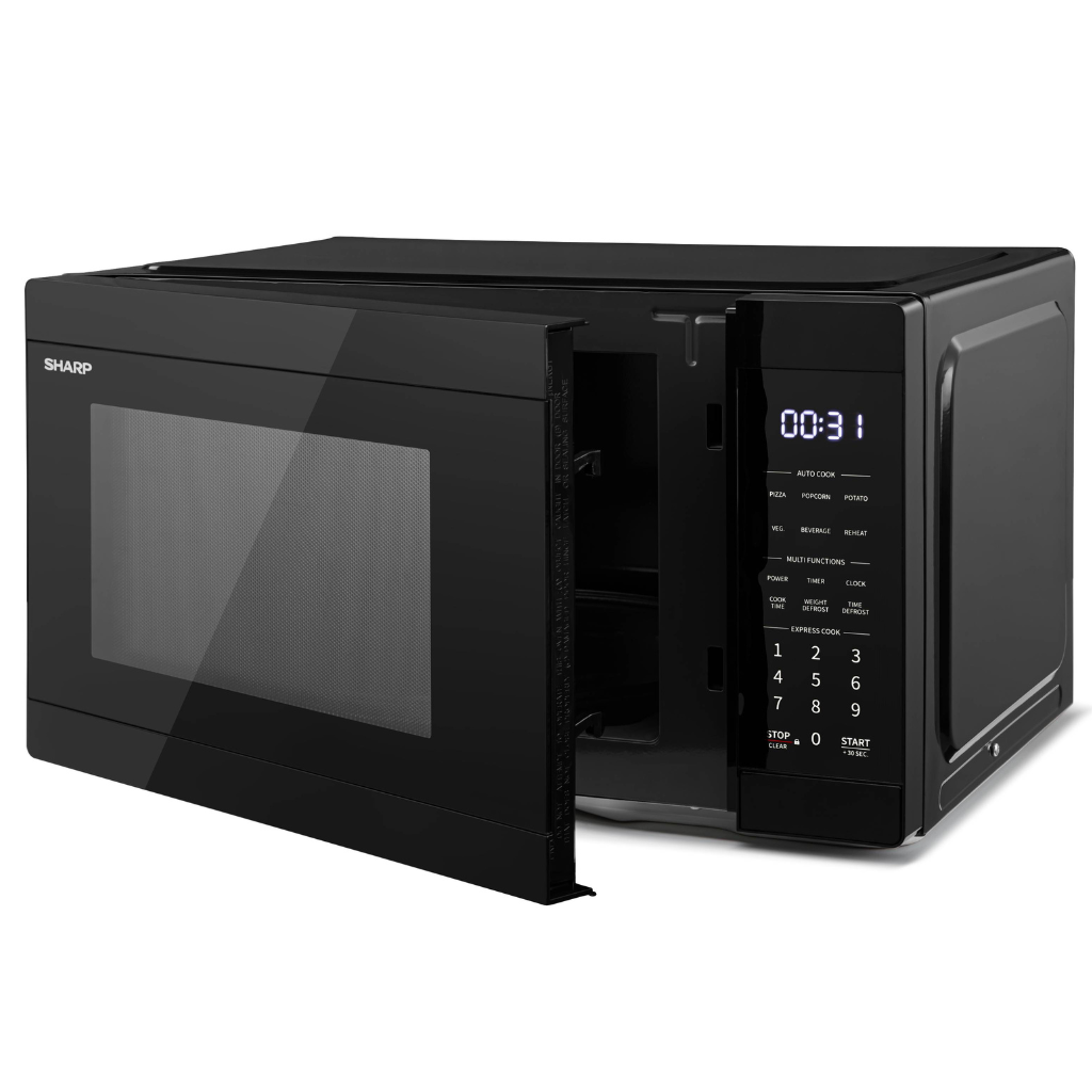 Sharp R315 Sharp R315AB 31L Black Microwave Oven - The Appliance Guys