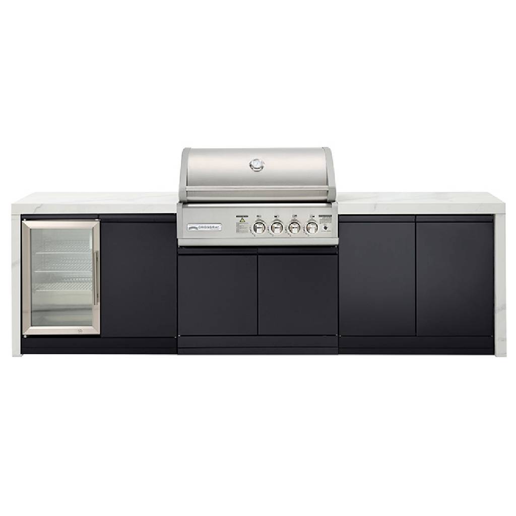 Crossray TC4KP-13 Black Premium 4B Outdoor Kitchen