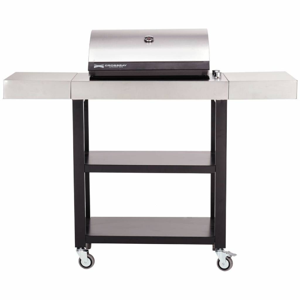 Crossray TCE15TR Stainless Steel Electric BBQ with Trolley