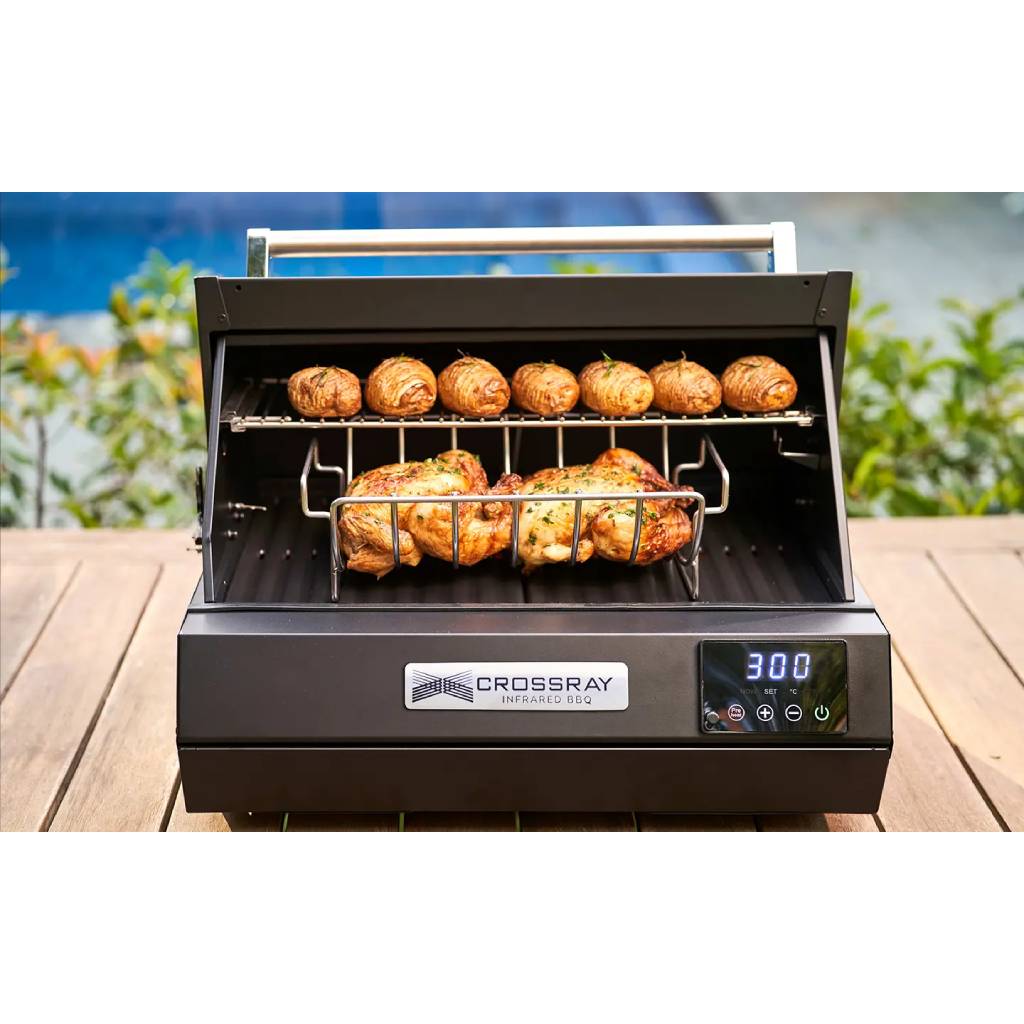 Crossray TCE22HT Black eXtreme Portable Electric BBQ