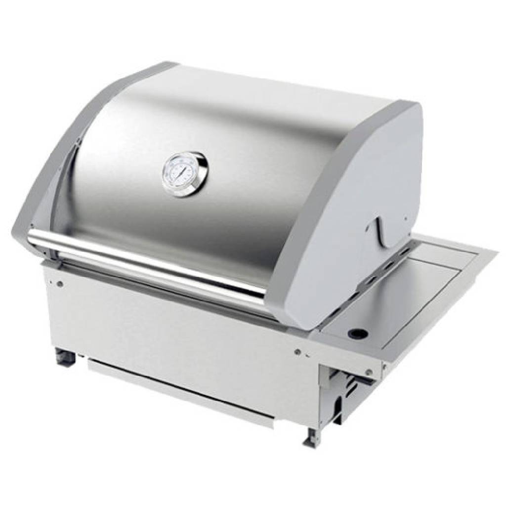Crossray TCS2-IBL Stainless Steel 2 Burner Gas Drop in BBQ