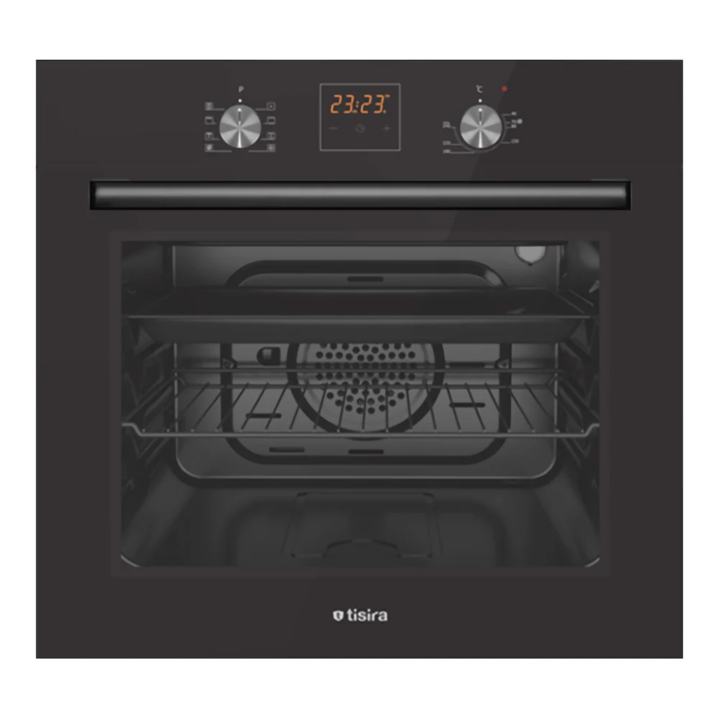 Tisira TOC648BE Black 60cm 8 Function Built In Oven