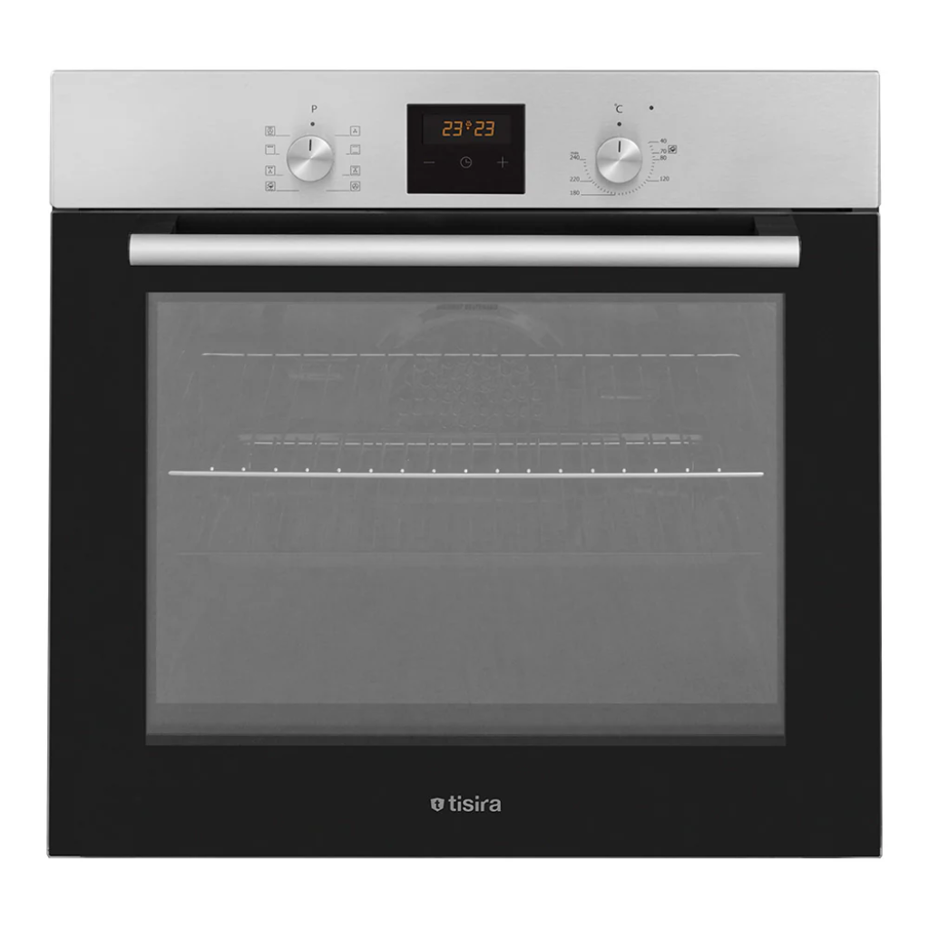 Tisira TOC648E Stainless Steel 60cm 8 Function Built In Oven