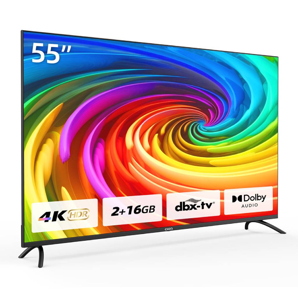 Chiq U55G7PG 55 Inch 4K UHD Smart Google TV