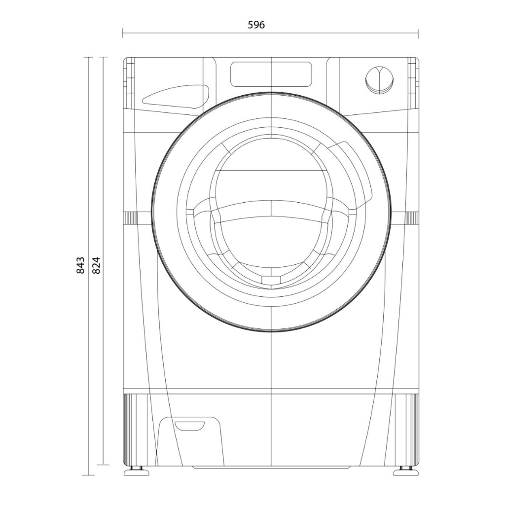 Hoover WDXOC575AC-AUS 7kg/5kg Washer Dryer Combo