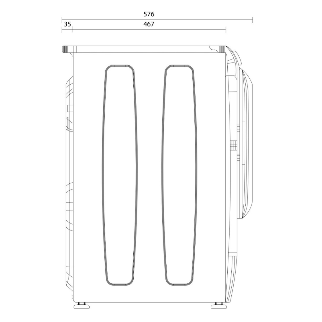 Hoover WDXOC575AC-AUS 7kg/5kg Washer Dryer Combo