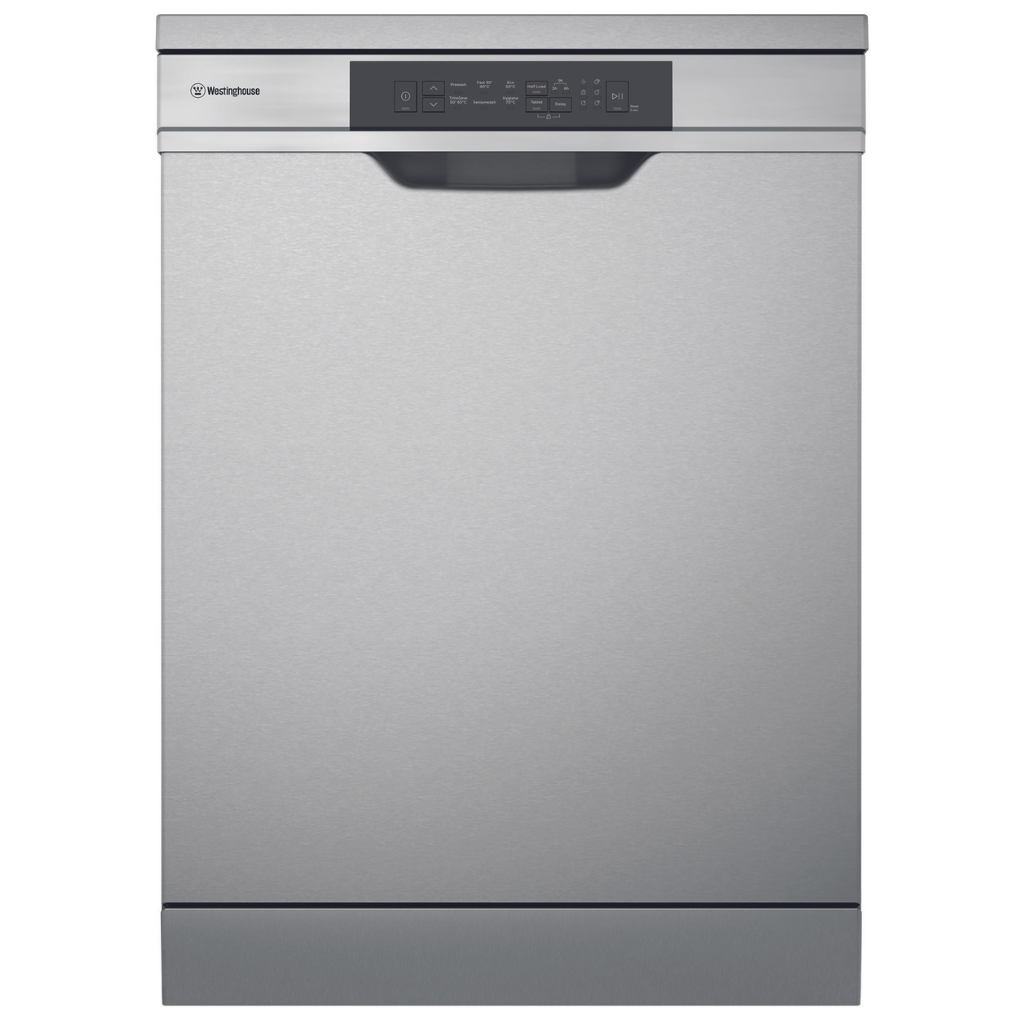 Westinghouse WSF6604XB 60cm Stainless Steel Freestanding Dishwasher Hero Image - The Appliance Guys