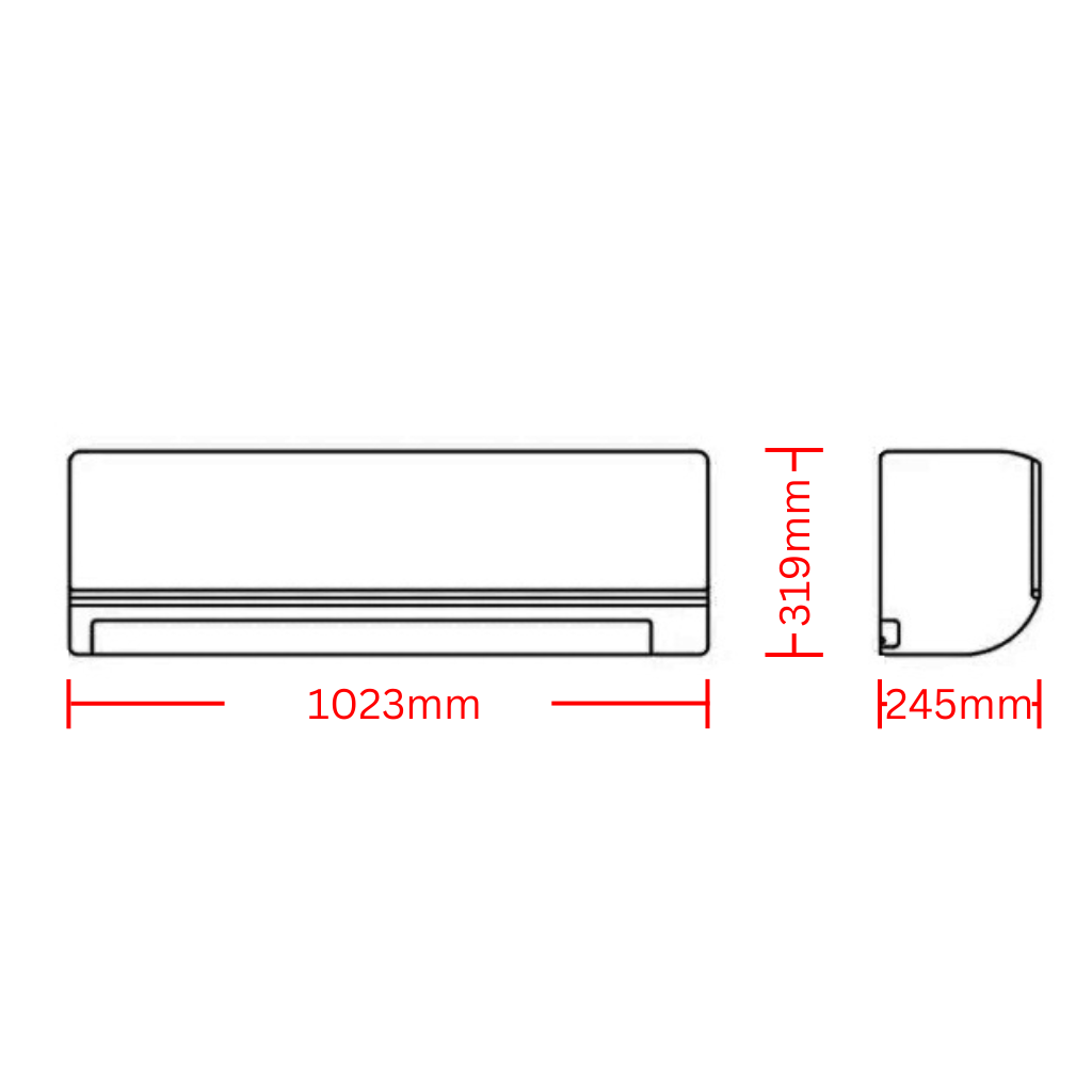 Westinghouse WSD36HWA 3.6kW White Split System Reverse Cycle Air Conditioner