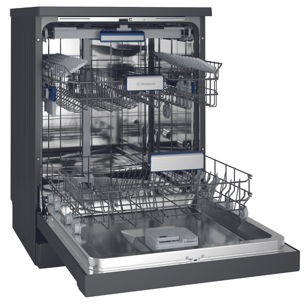 Westinghouse WSF6608KXB 60cm Dark Stainless Steel Freestanding Dishwasher