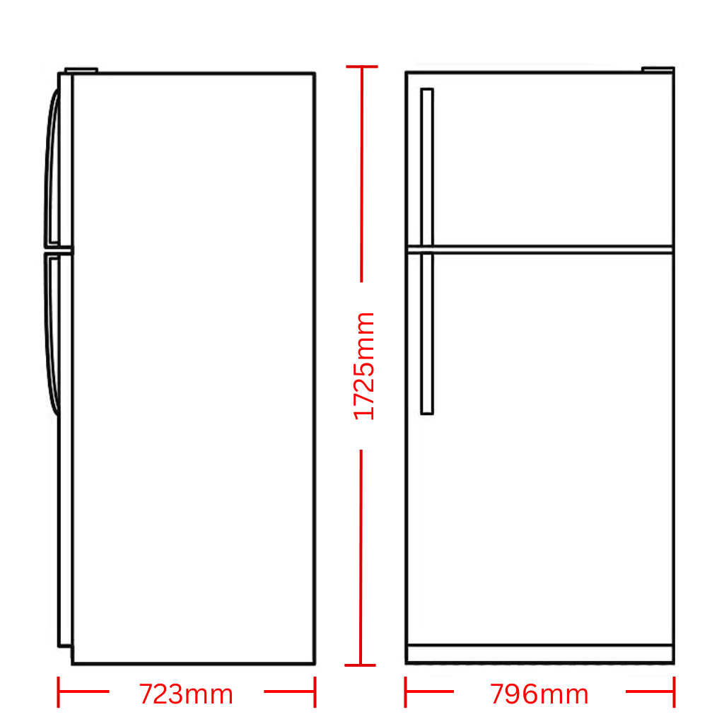 Westinghouse WTM5002SD-R Dimension Image - The Appliance Guys