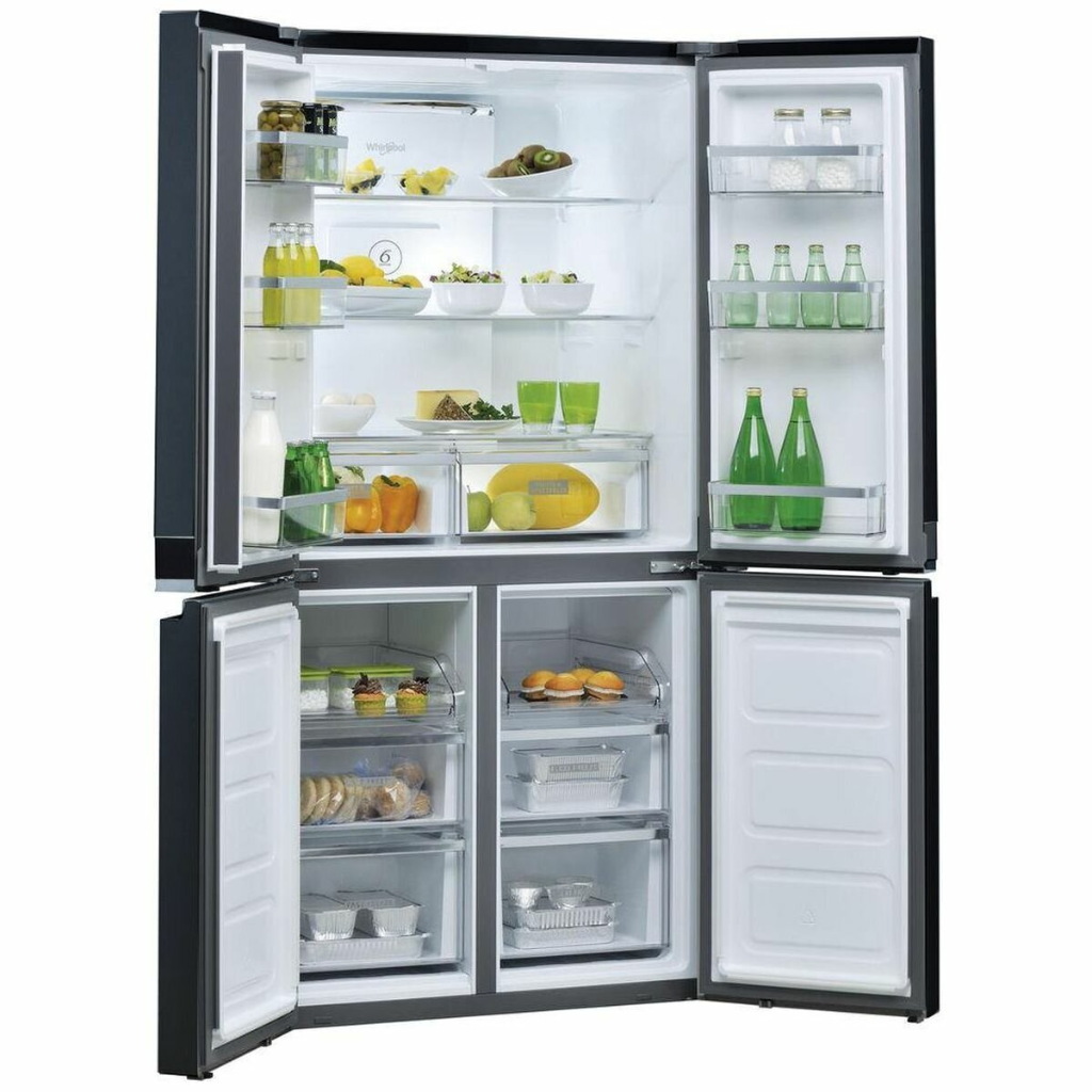 Whirlpool WQ70900SBX 594L Black Stainless Steel French Door Fridge