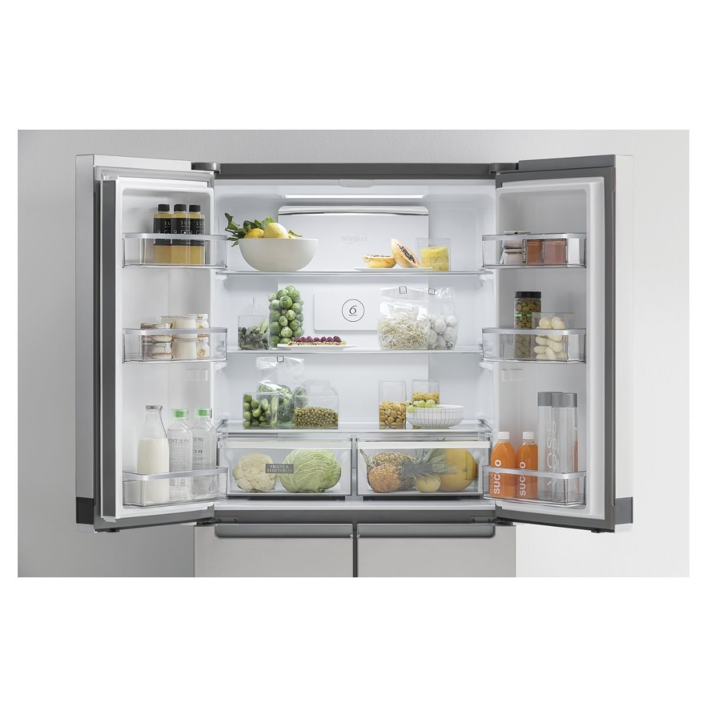 Whirlpool WQ70900SXX 595L Stainless Steel French Door Fridge