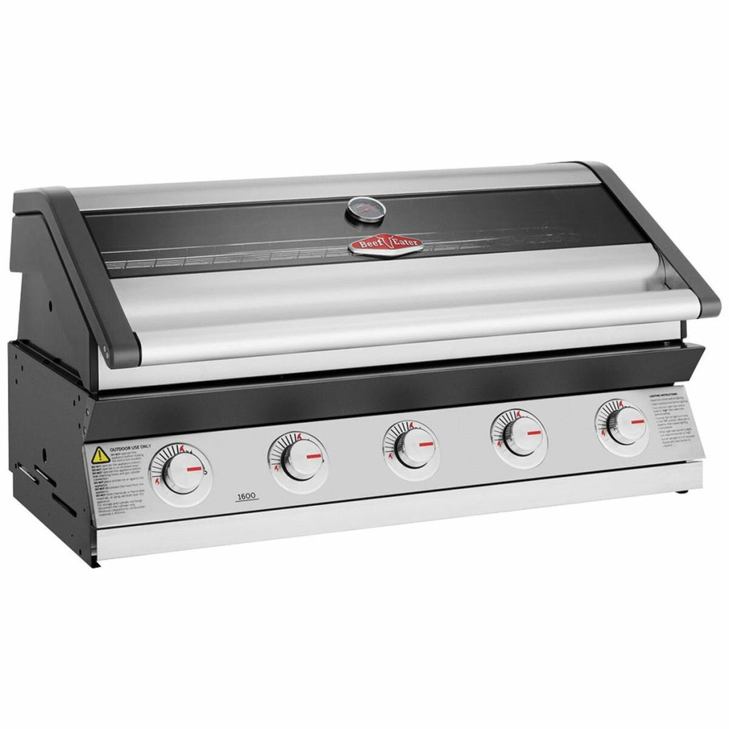 BeefEater BBG1650SA 1600 Series Stainless Steel 5 Burner Built In BBQ