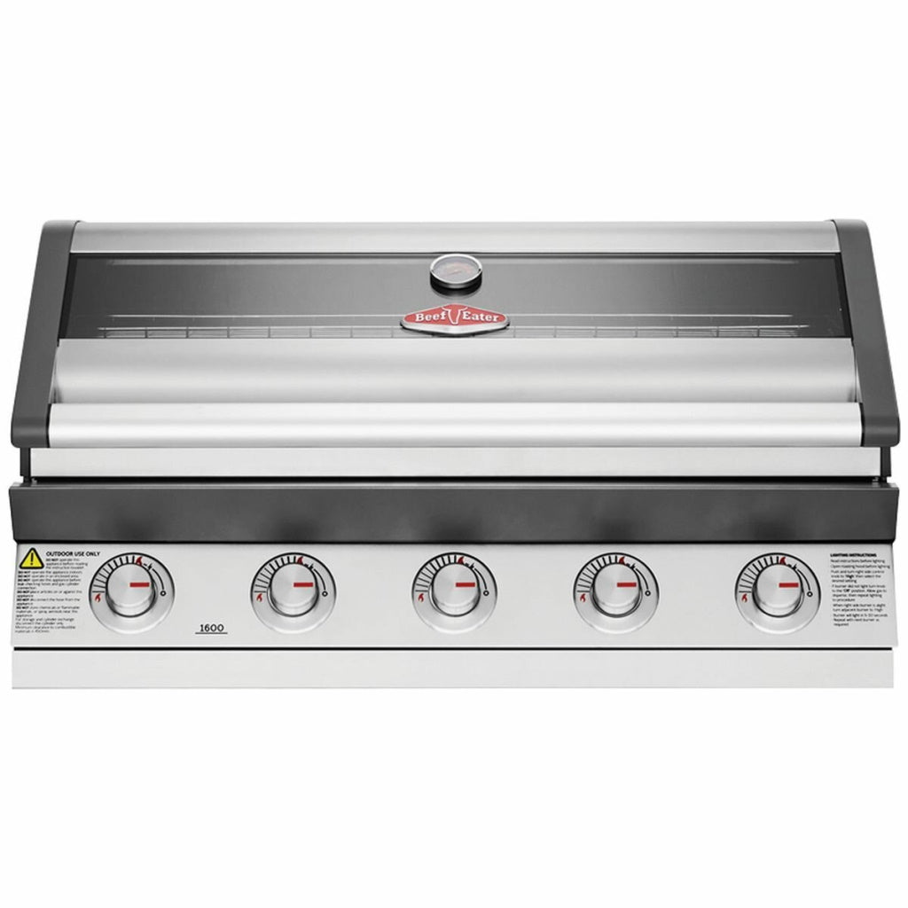 BeefEater BBG1650SA 1600 Series Stainless Steel 5 Burner Built In BBQ