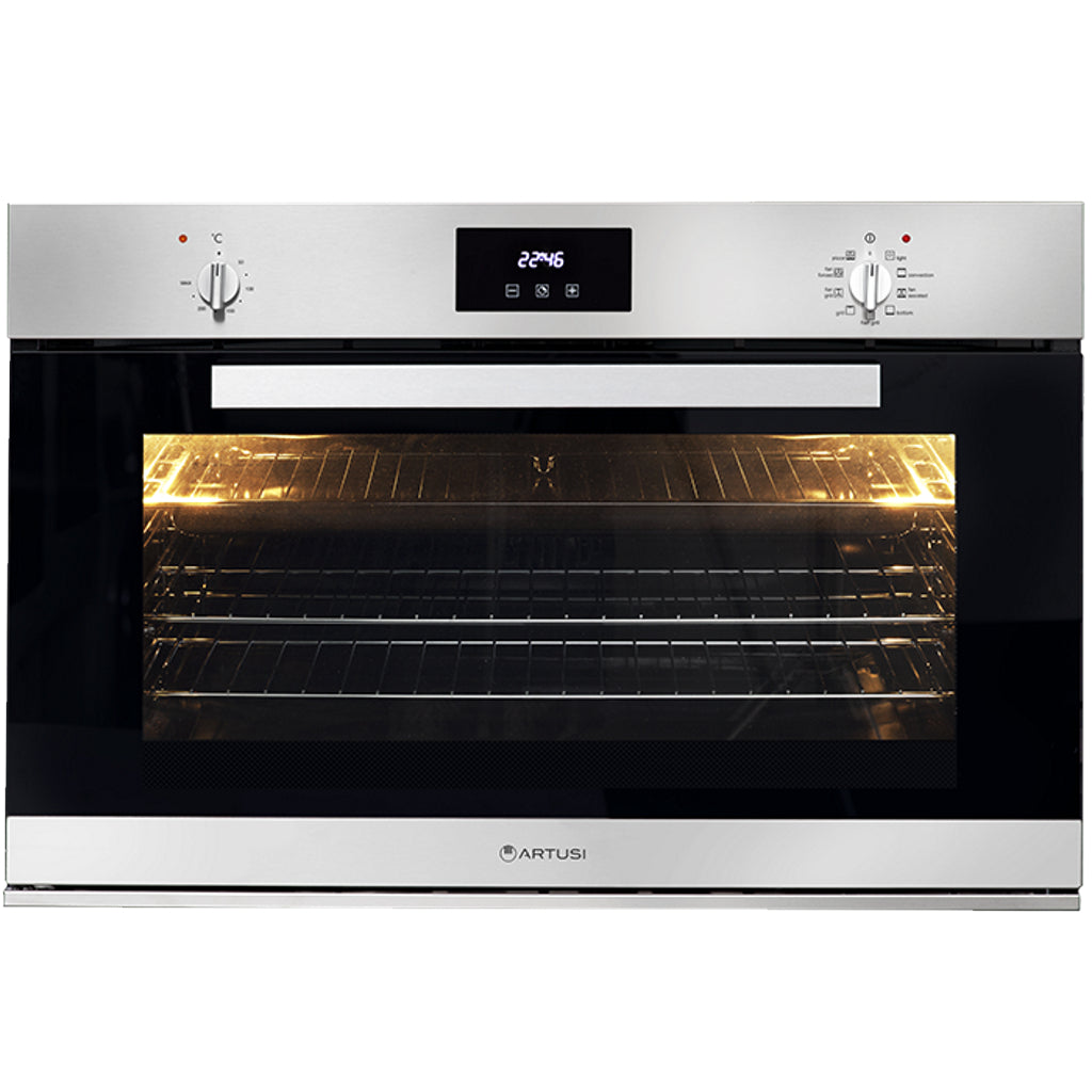 Artusi AO960X 90cm Stainless Steel Electric Built-In Oven - The Appliance Guys