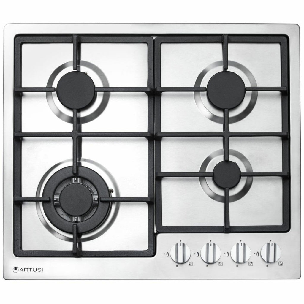 Artusi CAGH600CIX 60cm Stainless Steel Gas Cooktop - The Appliance Guys