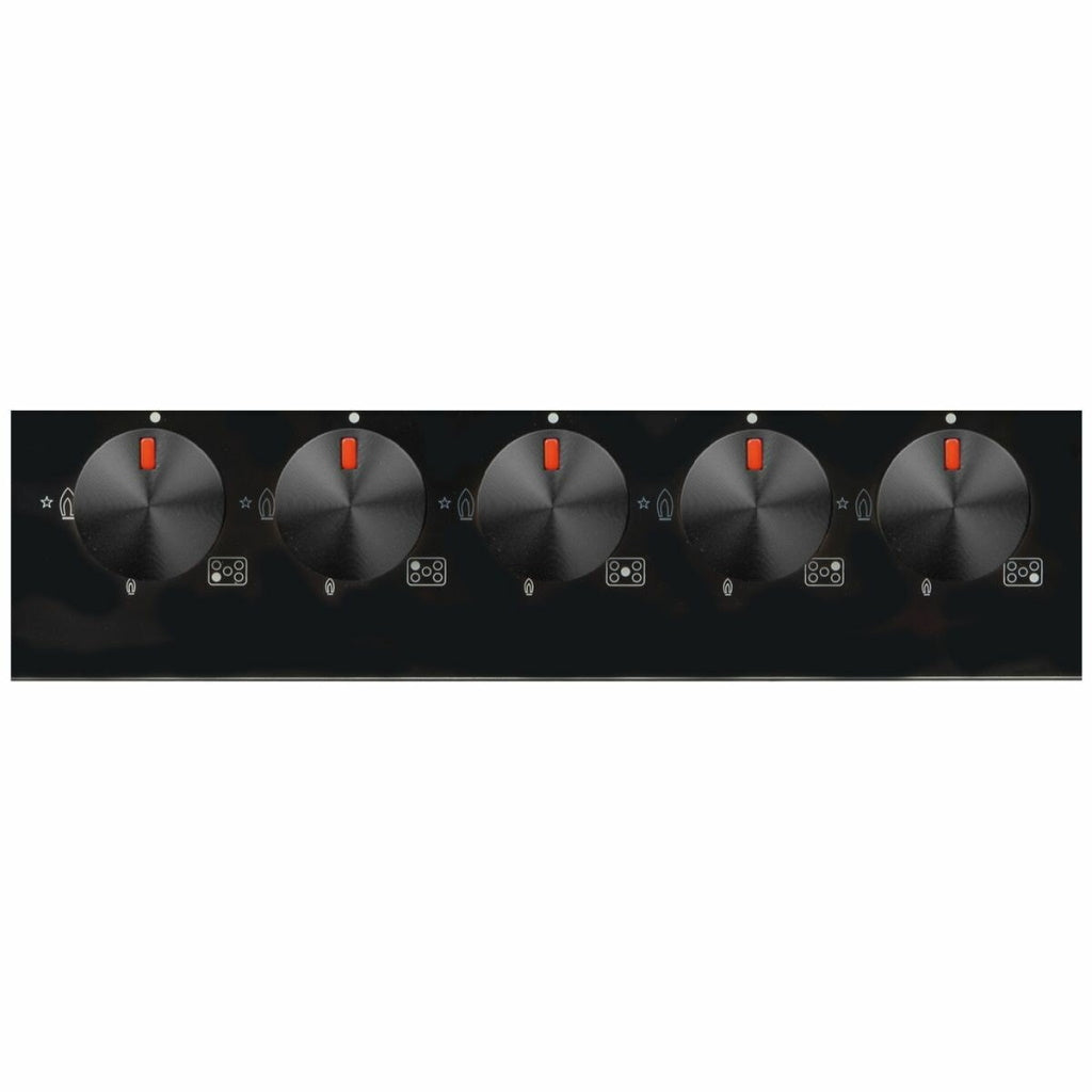 Artusi CAGH7000B 70cm Black Gas Cooktop - The Appliance Guys