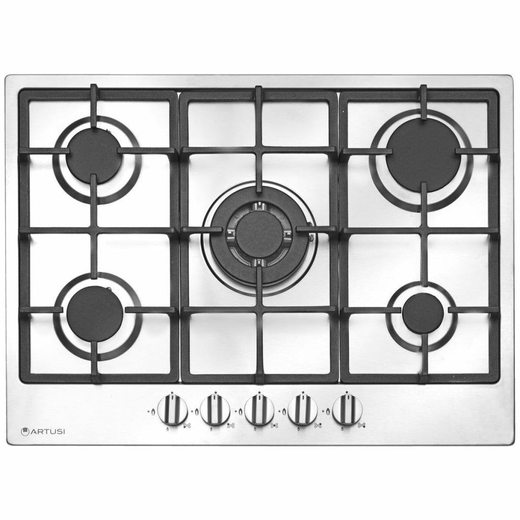 Artusi CAGH75X 70cm Stainless Steel Gas Cooktop - The Appliance Guys