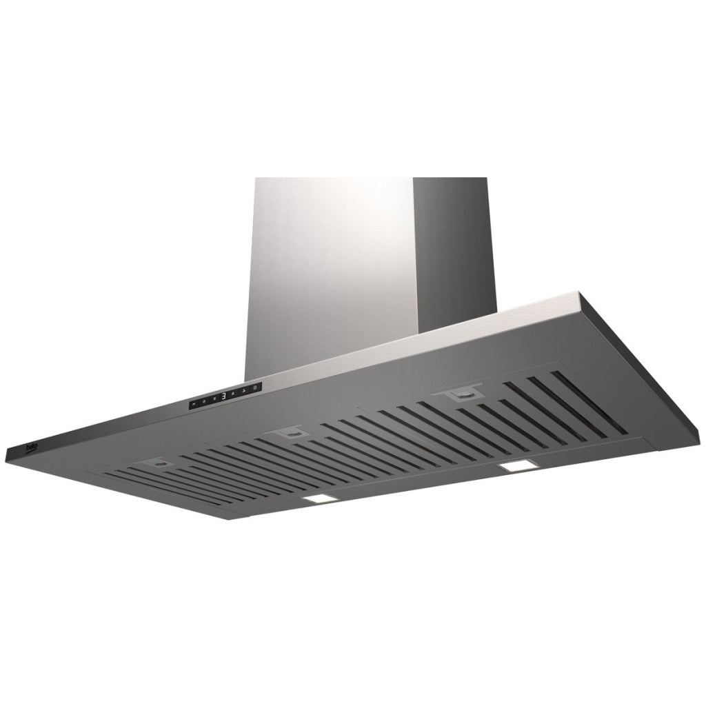 Beko BRH90CX 90cm Stainless Steel Canopy Rangehood - The Appliance Guys