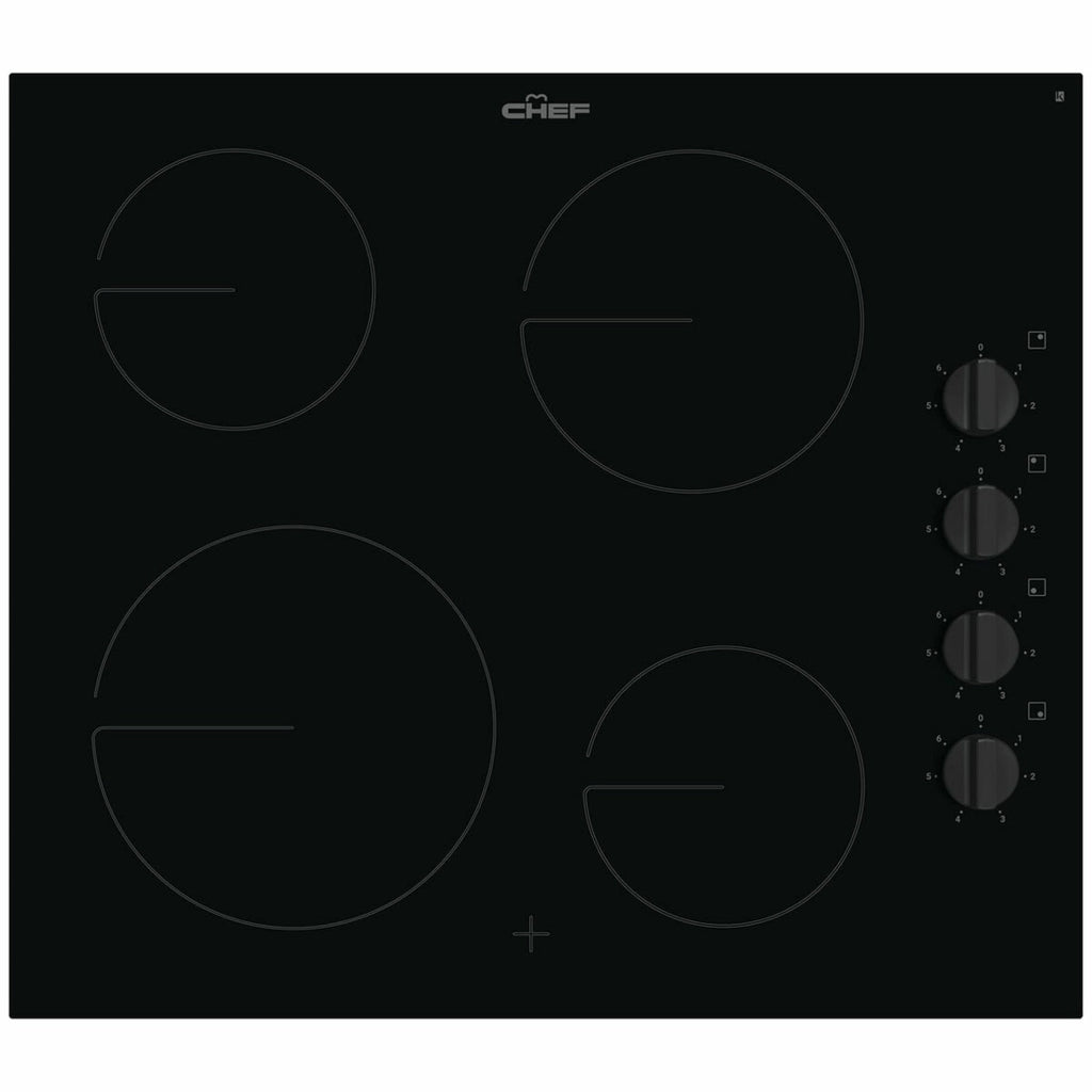 Chef Cooktop CHEF CHC642BB 60cm Electric Ceramic Cooktop - The Appliance Guys