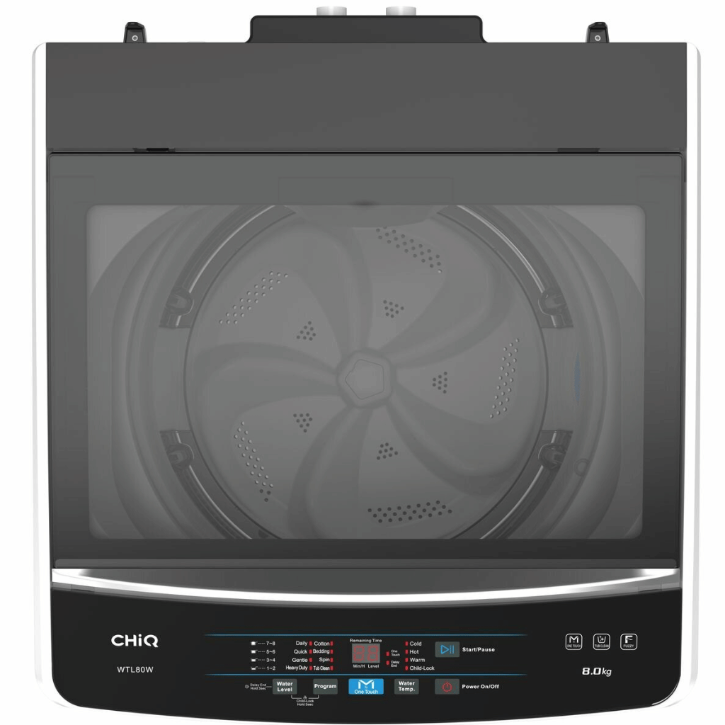 Chiq WTL80W 8kg Top Load Washing Machine