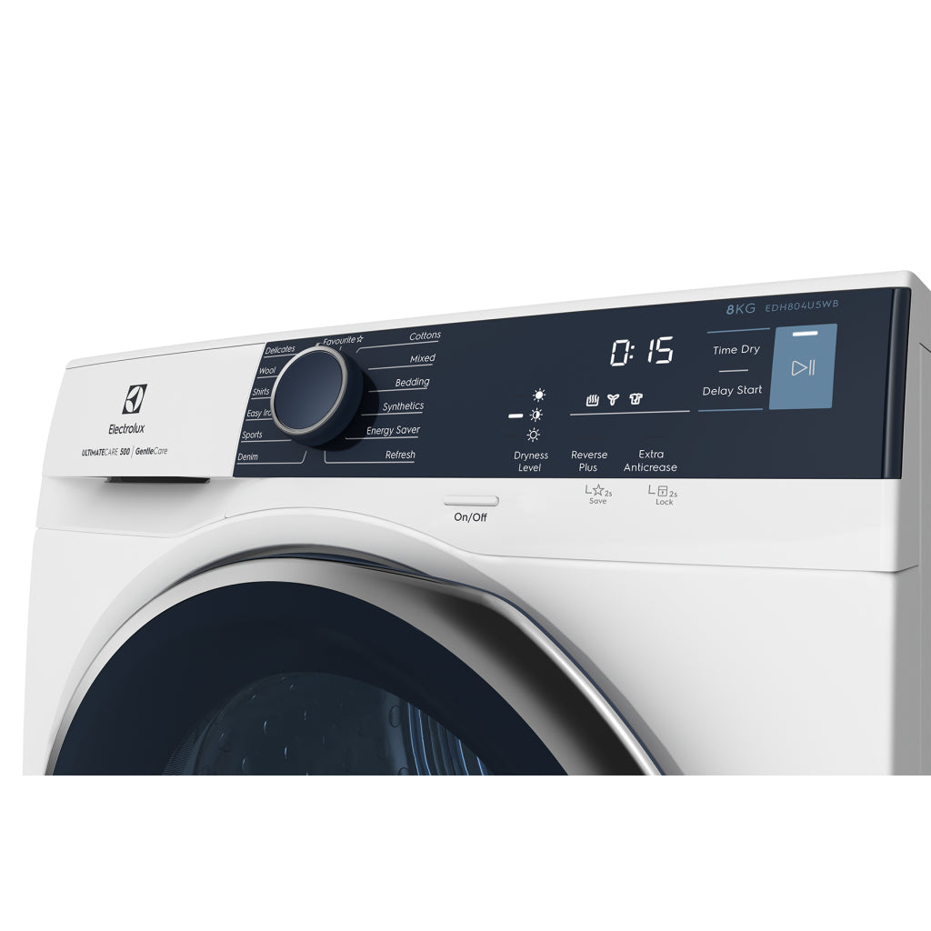 Electrolux EDH804U5WB 8kg Heat Pump Dryer - The Appliance Guys