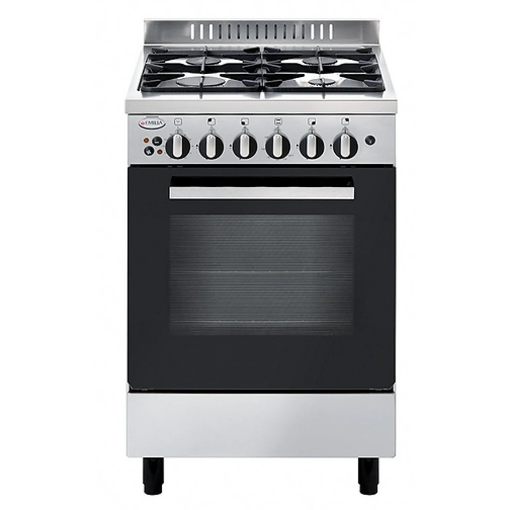 Emilia EM534MVI4 60cm Gas Freestanding Stove - The Appliance Guys
