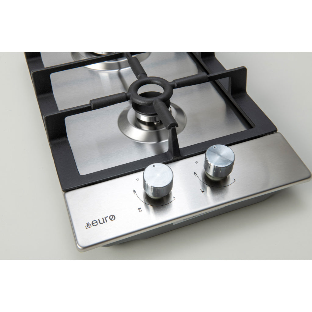 Euro Appliances ECT30GX 30cm Stainless Steel Gas Cooktop - The Appliance Guys