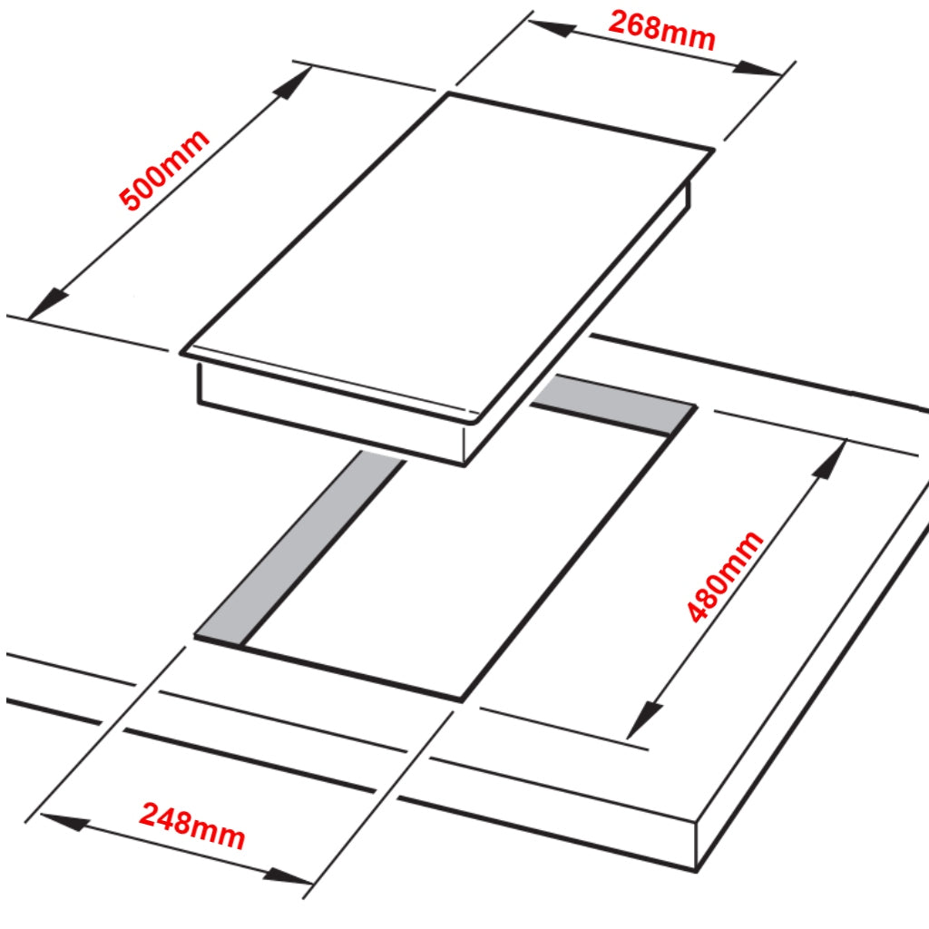 Euro Appliances ECT32C Dimension Image - The Appliance Guys
