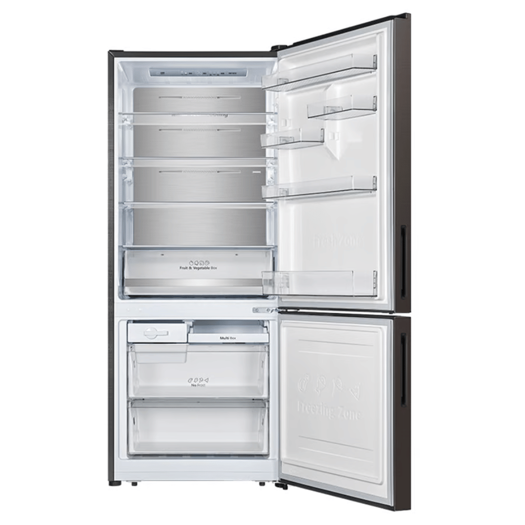 Hisense HRBM418D 417L Black Bottom Mount Fridge