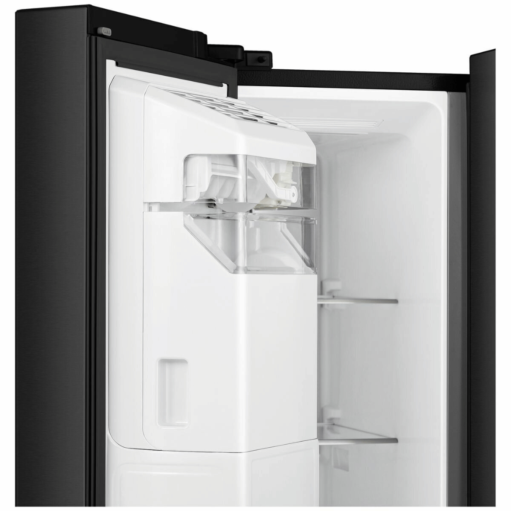 Hisense HRSBS632BW 632L Black Steel Side by Side Fridge